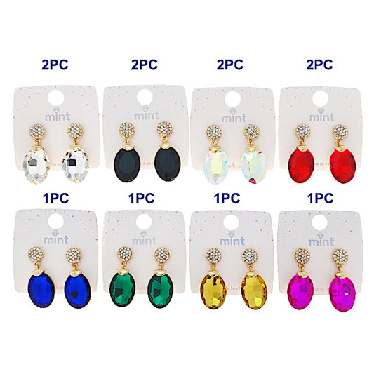 JAE48001 - Crystal Drop Earring