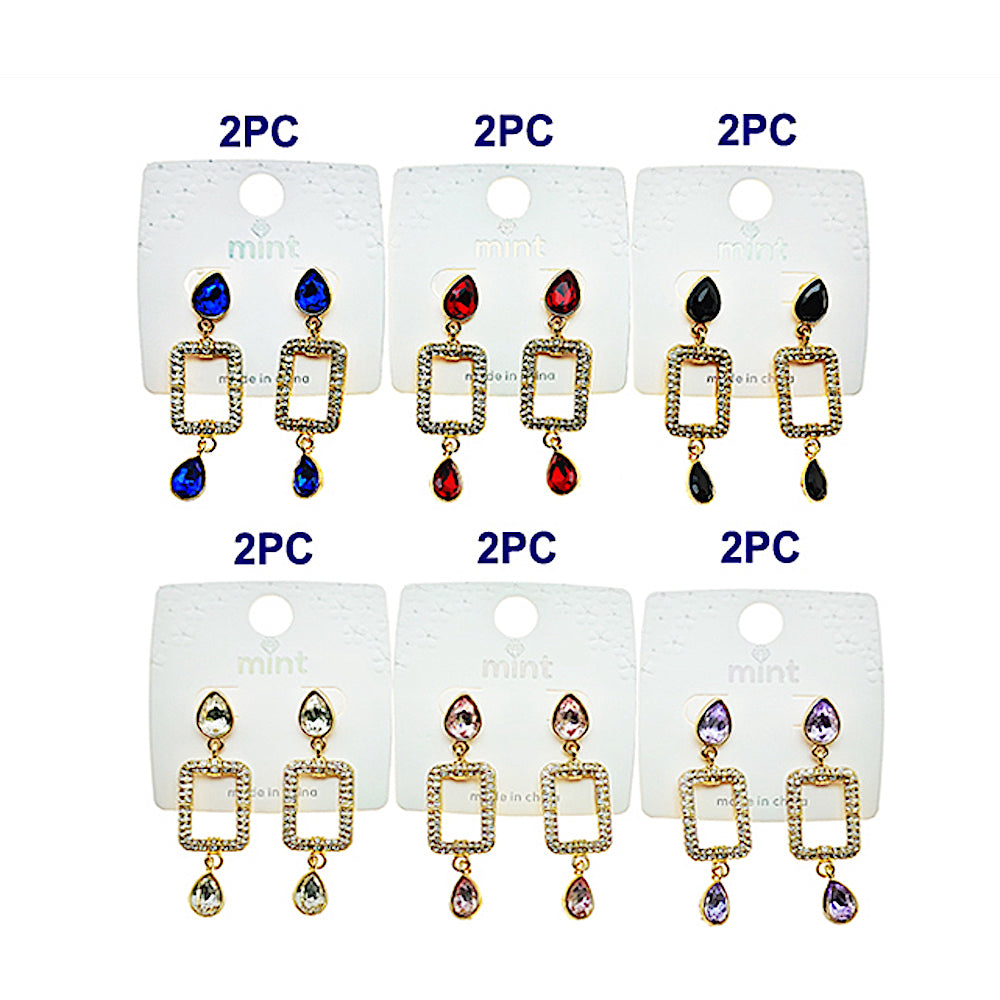 Rectangle Drop Earring