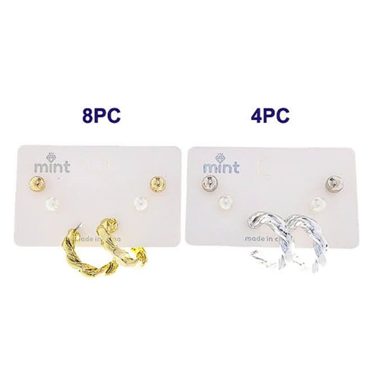 JAE48095 - 3 Pair Hoop Earring Set