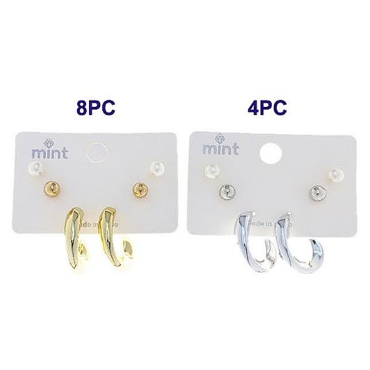 JAE48101 - 3 Pair Hoop Earring Set