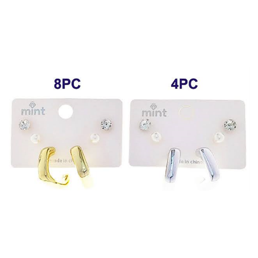 JAE48102 - 3 Pair Hoop Earring Set