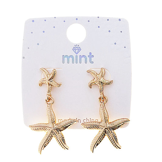 JAE48253 - Starfish Drop Earring