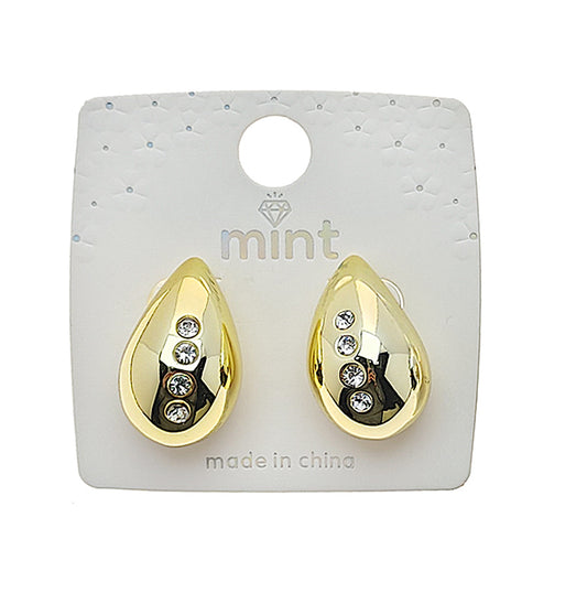 JAE48262 - Studded Teardrop Earring