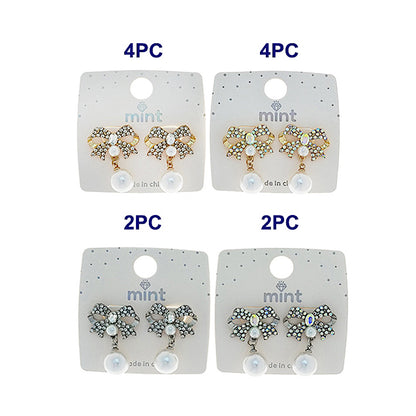 JAE48300 - Pearl Drop Bow Earring