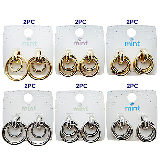 JAE48567 - Assorted Link Post Earring