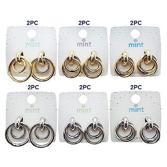 Assorted Sizes Link Post Earring