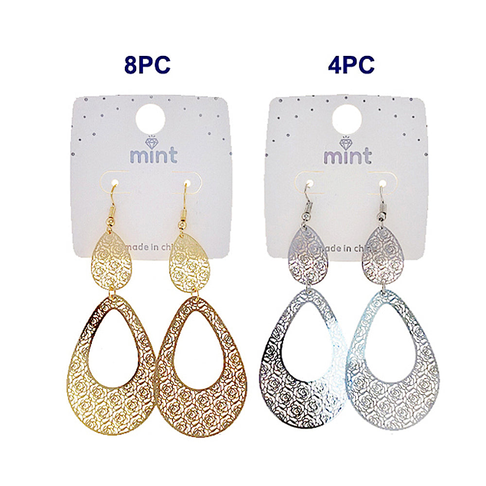 JAE48597 - Rose Filigree Earring