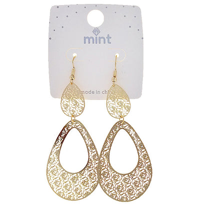 JAE48597 - Rose Filigree Earring