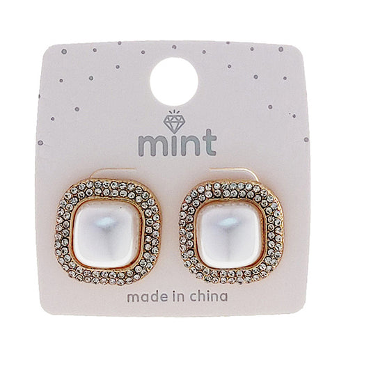 JAE48676 - Assorted Shapes Pearl Post Earring