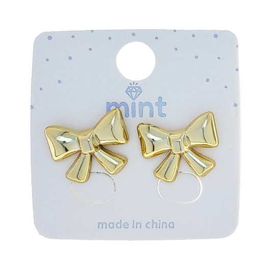 JAE48702 - UV Bow Post Earring