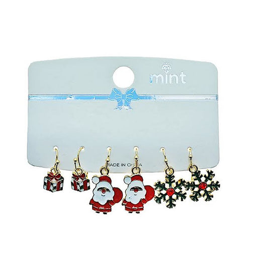 JAE48857 - Christmas Dangle Earring Set
