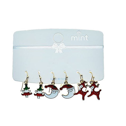 JAE48860 - Christmas Dangle Earring Set