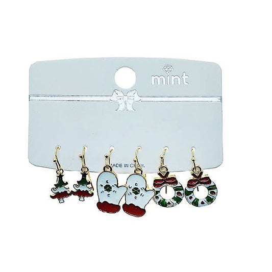 JAE48861 - Christmas Dangle Earring Set
