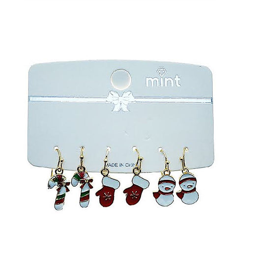 JAE48862 - Christmas Dangle Earring Set