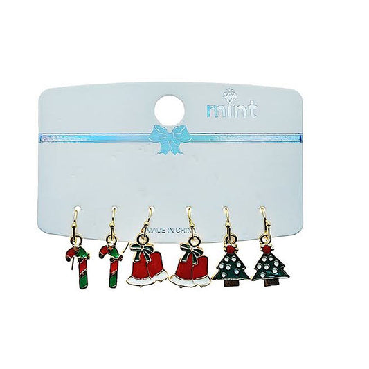 JAE48864 - Christmas Dangle Earring Set