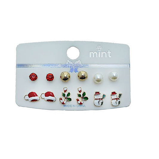 JAE48866 - Christmas Stud Earring Set