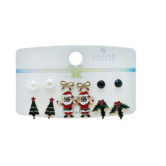 JAE48867 - Christmas Stud Earring Set