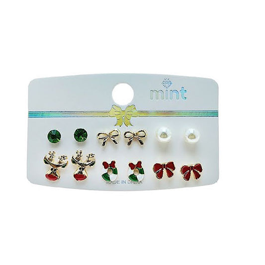 JAE48868 - Christmas Stud Earring Set