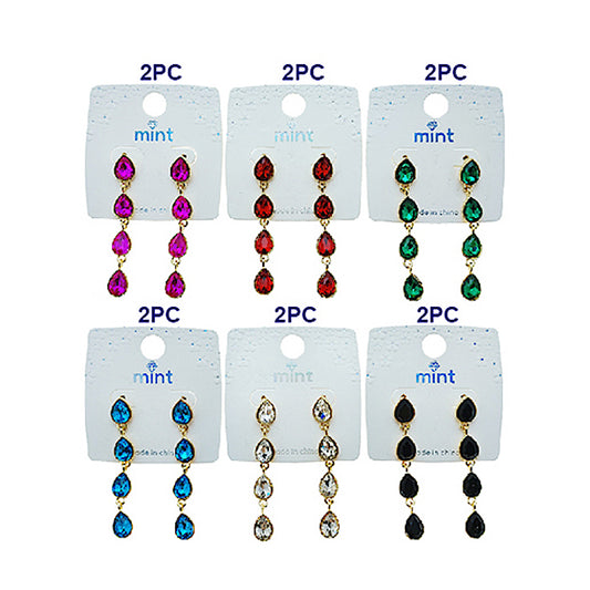 Crystal Drop Earring