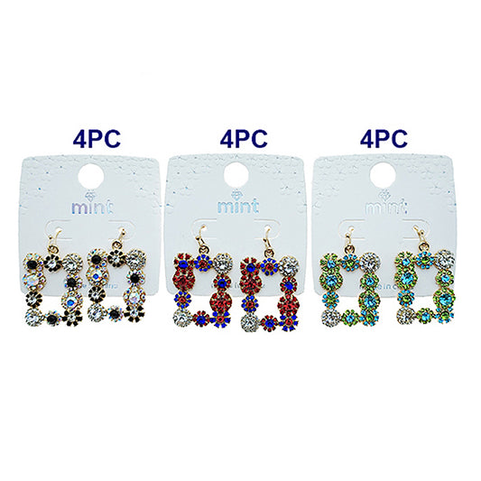 JAE49133 - Multi Color Flower Earring