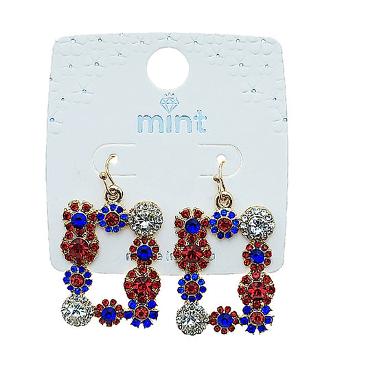 JAE49133 - Multi Color Flower Earring
