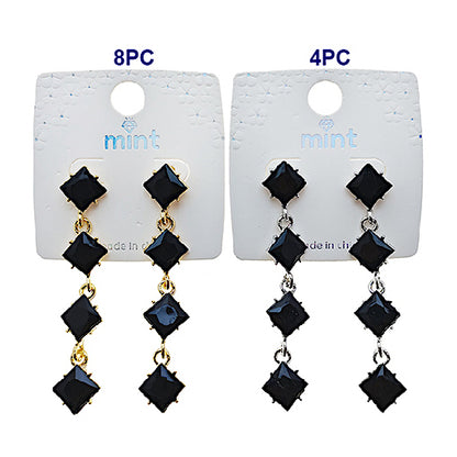 Black Drop Earring