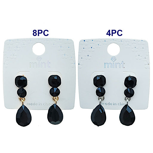 Black Drop Earring