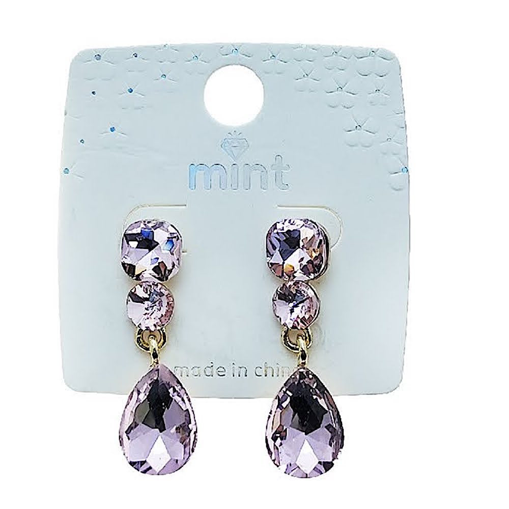 Crystal Statement Drop Earring