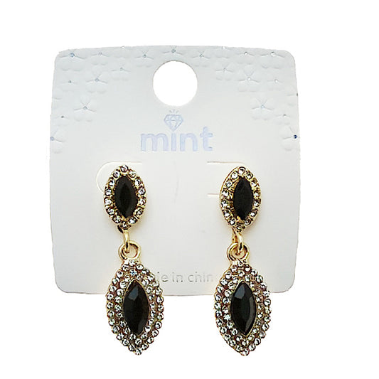 JAE49344 - Rhinestone Marquise Earring