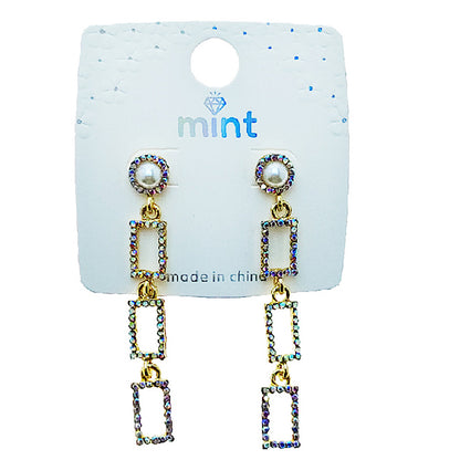 JAE49351 - Rectangle Drop Earring