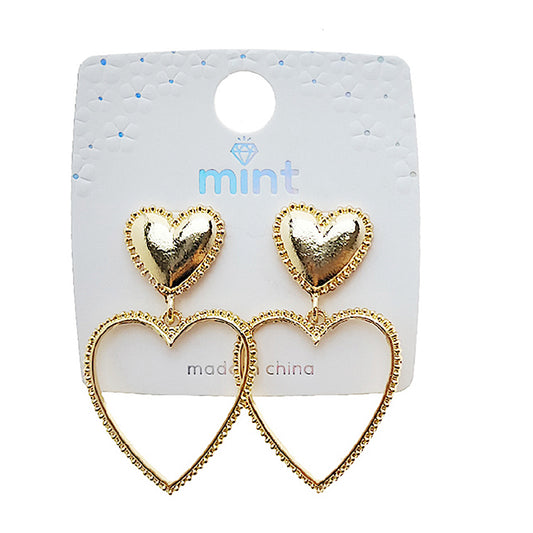 Heart Cutout Earring