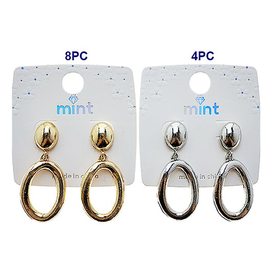 JAE49368 - Oval Drop Earring