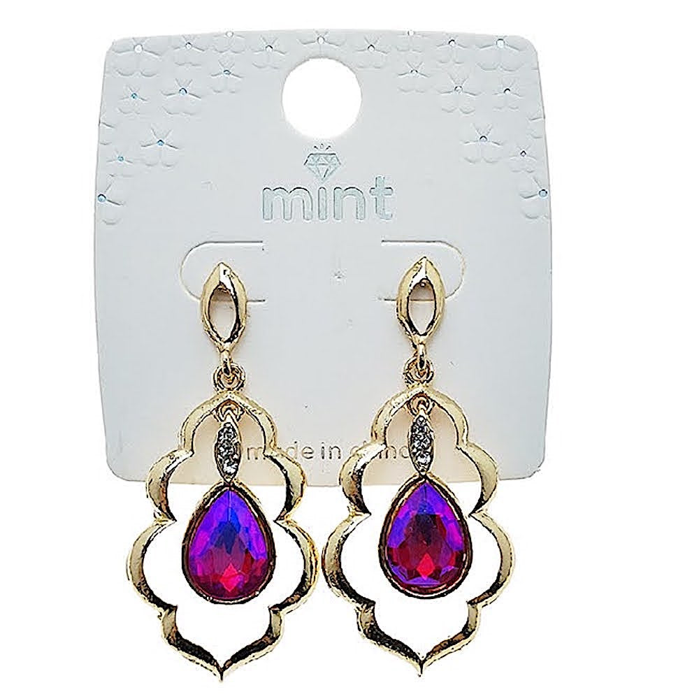 Vintage Crystal Statement Earring