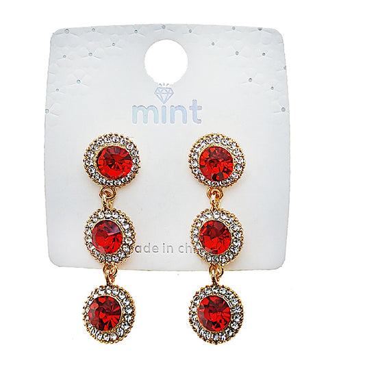JAE49383 - Crystal Cascade Earring
