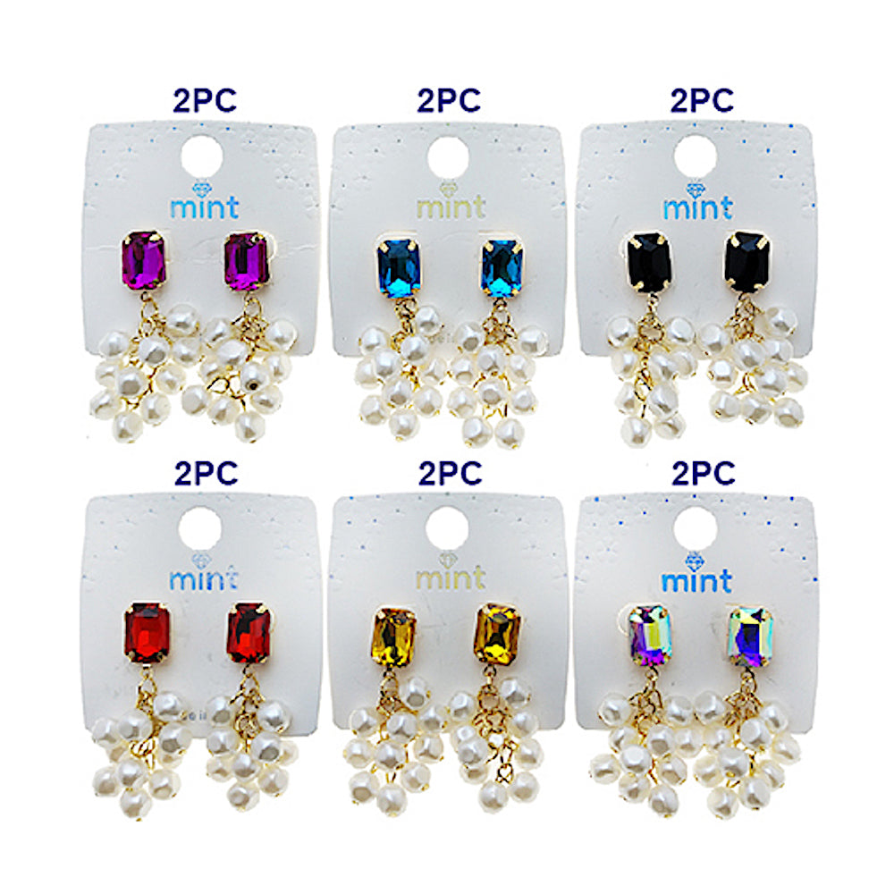 Pearl Cluster Earring