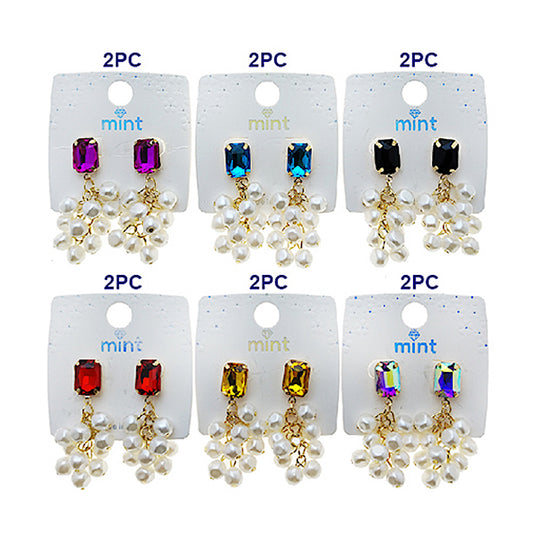 Pearl Cluster Earring
