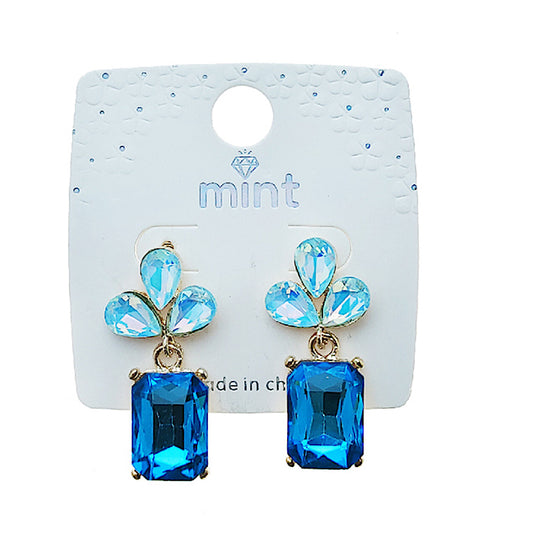 Two Tone Crystal Earring