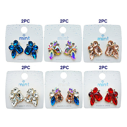 JAE49394 - Crystal Cluster Post Earring