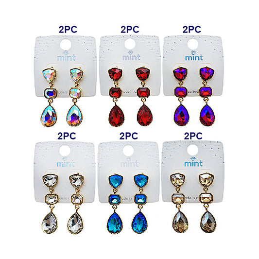Crystal Drop Earring