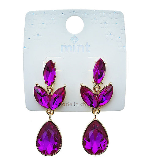 Teardrop Crystal Earring