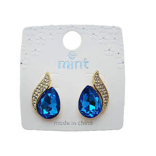 JAE49414PIN - Crystal Post Earring