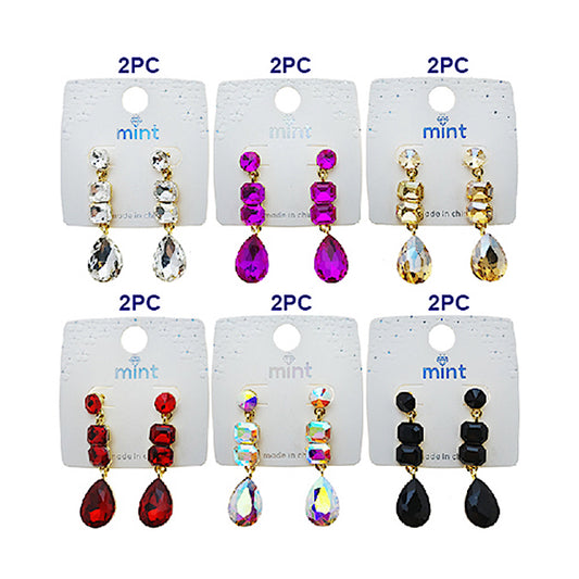 Crystal Drop Earring