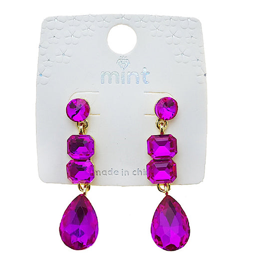 Crystal Drop Earring