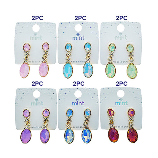 Pastel Crystal Earring
