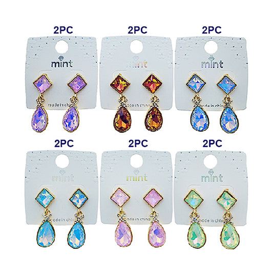 Pastel Crystal Earring