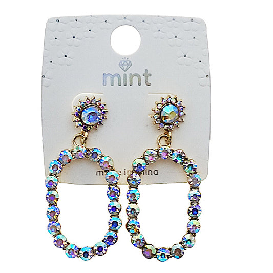 JAE49443 - Aurora Oval Earring