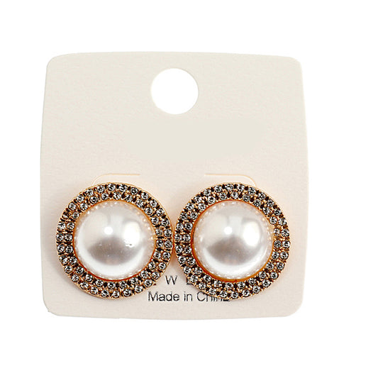JAE49447 - Pearl Post Earring
