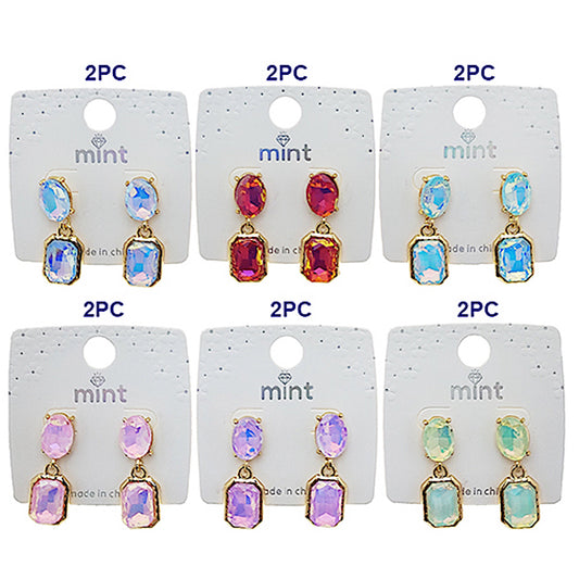Pastel Crystal Earring