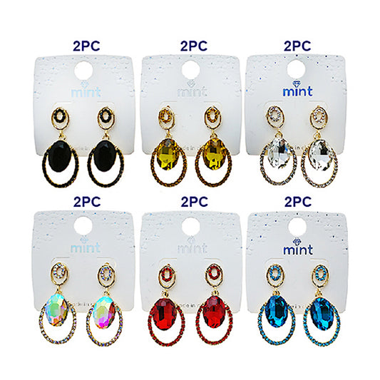 JAE49472 - Crystal Drop Earring