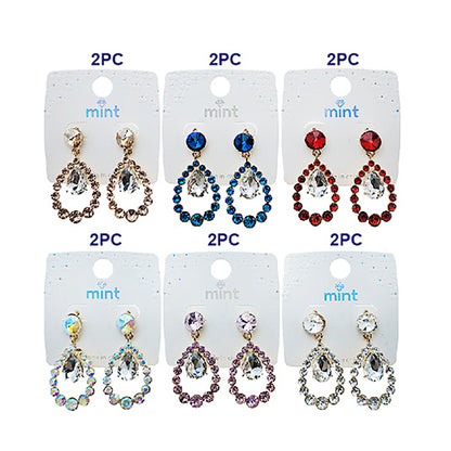 Crystal Teardrop Earring